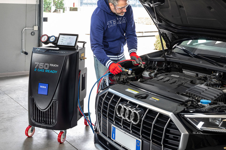TEXA PRESENTA LA NUOVA LINEA DI STAZIONI A/C KONFORT TOUCH